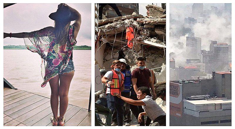 Terremoto en México: actriz se escapa de fuerte sismo porque estaba de turismo por Perú (FOTOS)