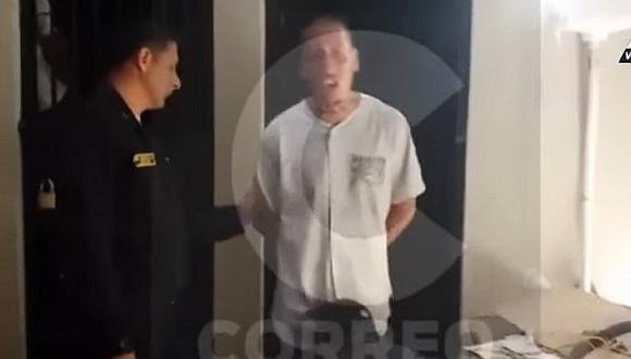 Ladrón se pone a 'rapear' antes de ingresar a carceleta (VIDEO)