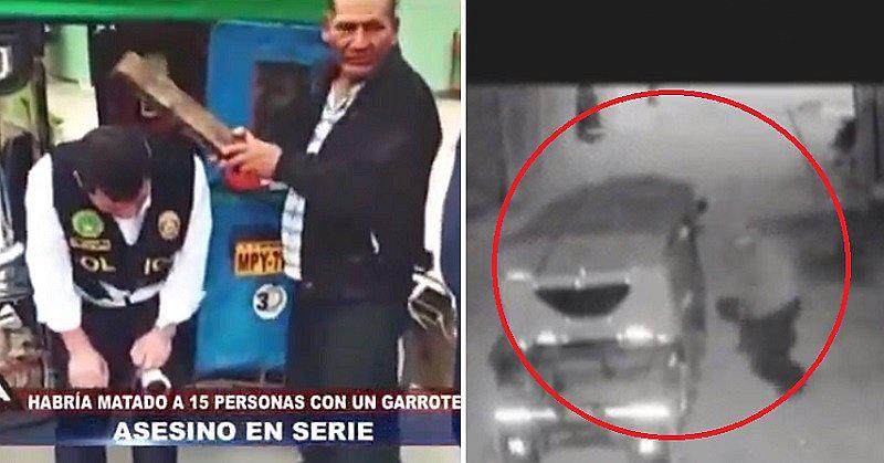 ​Sujeto acechaba a ebrios, los subía a su mototaxi y los mataba con garrote (VIDEO)