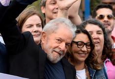 Expresidente Lula da Silva salió de prisión
