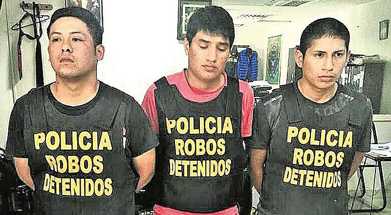 ¡Selfies los delatan! Tres presuntos “raqueteros” son capturados por subir fotos