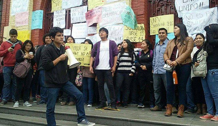 Universidad Federico Villarreal: Alumnos toman locales para que se cumpla Ley Universitaria [VIDEOS] 