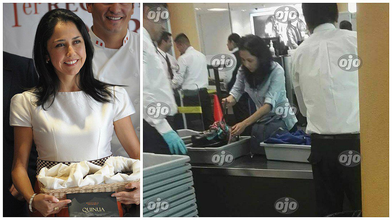 Nadine Heredia viajó por evento de la FAO en Suiza y esta foto lo confirma