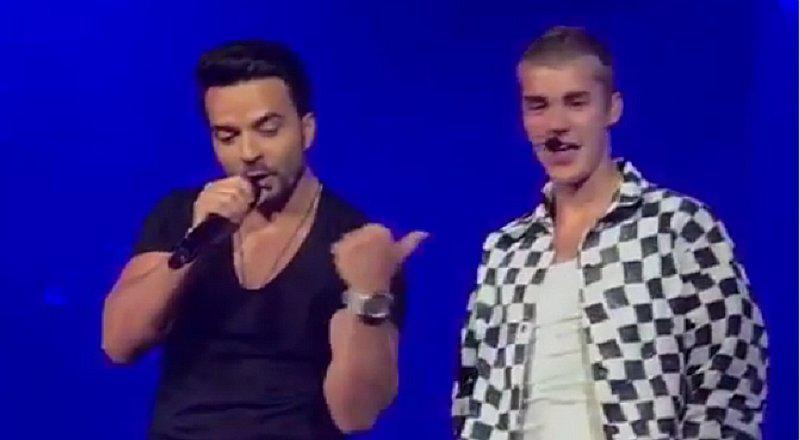 Justin Bieber y Luis Fonsi cantaron juntos "Despacito" en concierto (VIDEO)