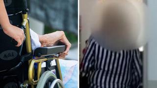 Mujer lleva al banco a su abuelito muerto en silla de ruedas para cobrar pensión