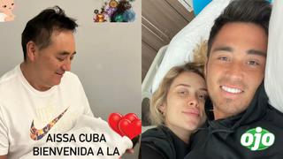 Jorge Cuba, padre del ‘Gato’, se luce con su nueva nieta: “Aissa Cuba, bienvenida a la familia” | VIDEO