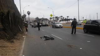 Barranco: Venezolano muere atropellado en la Costa Verde