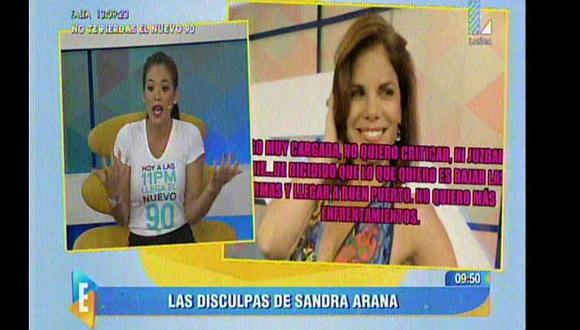Jazmín Pinedo dice que Sandra Arana hizo un show con su renuncia    