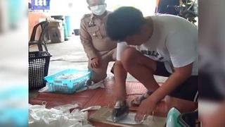 Coronavirus: Trabajadores lavaban y planchaban mascarillas usadas para revenderlas