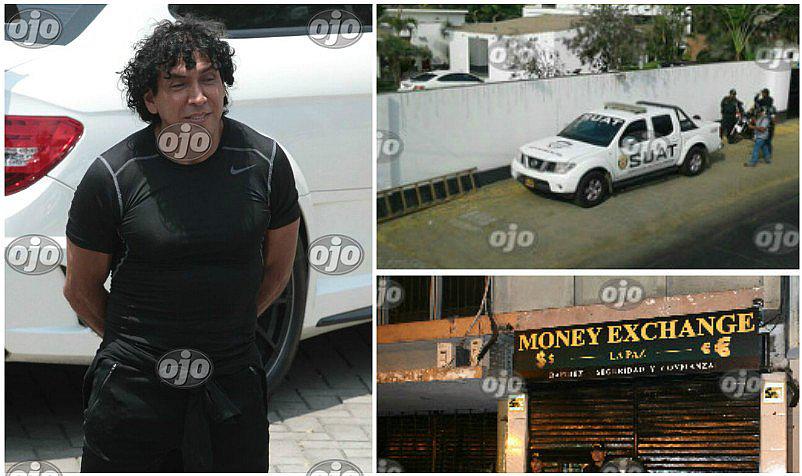 "Peter Ferrari" es detenido y allanan 11 inmuebles vinculadas al lavado de activos (VIDEO)