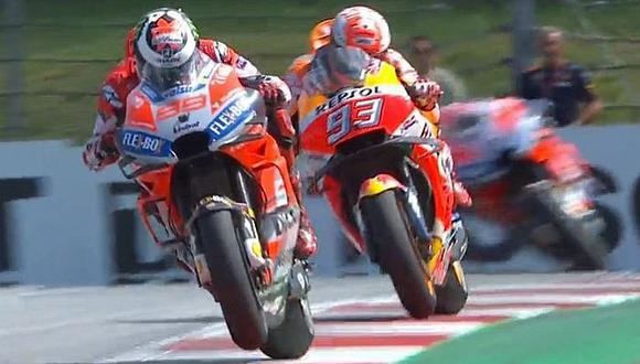 ​MotoGP: Jorge Lorenzo gana con impresionante mano a mano a Marc Márquez (VIDEO)