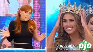 Magaly hace leña a Jessica Newton y al Miss Perú por triunfo “arreglado” de Alessia Rovegno