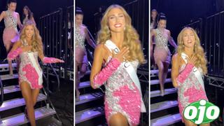La emocionante reacción de Alessia Rovegno tras clasificar al Top-16 del Miss Universo | VIDEO 