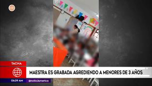 Profesora maltrata a niños de 3 años, en Tacna (VIDEO)