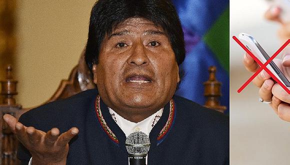 ​Evo Morales no quiere nada de celulares en horas de clase