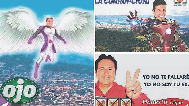 Campaña política en Perú da risa con candidatos que se creen superhéroes y hasta enviados por Dios