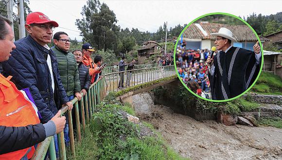 Martín Vizcarra declarará en emergencia a Pomabamba en Áncash por huaicos (FOTOS)