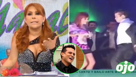 Le recuerdan a Magaly cuando Christian Domínguez le bailó 'El gusano' | Imagen compuesta 'Ojo'