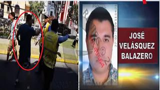 Hombre agrede a inspector de tránsito en la avenida Arequipa (VIDEO)