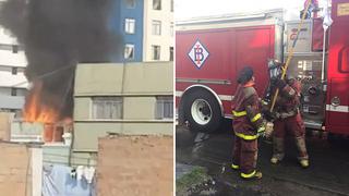 Incendio se registra en vivienda de Pueblo Libre (VIDEO Y FOTOS)