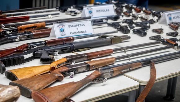 Más de 3 mil armas de fuego internadas en la Sucamec siguen procesos por estar implicadas en actos delictivos