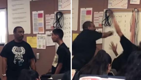 Profesor golpea a alumno, va preso y recaudan 200 mil dólares para defender al maestro (VIDEO)