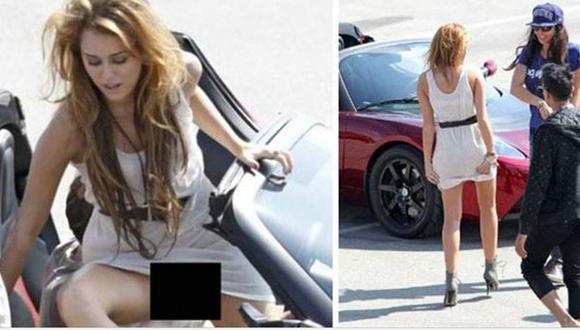 Miley Cyrus indignada ante supuesta foto sin ropa interior | ACTUALIDAD |  OJO