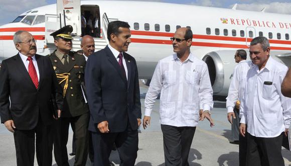Ollanta Humala regresó tras visita a Cuba
