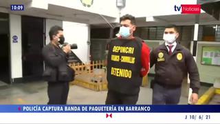 PNP capturan a integrantes de banda criminal dedicada al raqueteo