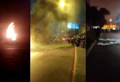 San Marcos: alumnos vuelven a bloquear cruce de avenidas Universitaria y Venezuela | VIDEOS  