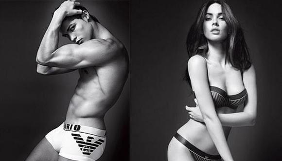 Cristiano Ronaldo y Megan Fox son las nuevas caras de Armani 