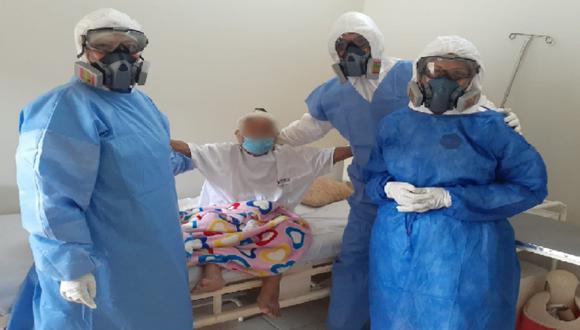 Piurana de 90 años vence al coronavirus tras entrar a UCI por cuadro de neumonia. (Foto: Hospital Privado del Perú)