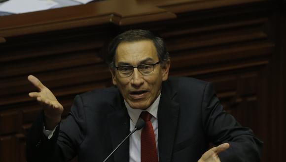 Martín Vizcarra: “Si mañana se decide su inhabilitación, no podrá ejercer como congresista”, dice presidenta del Congreso (Foto: GEC)