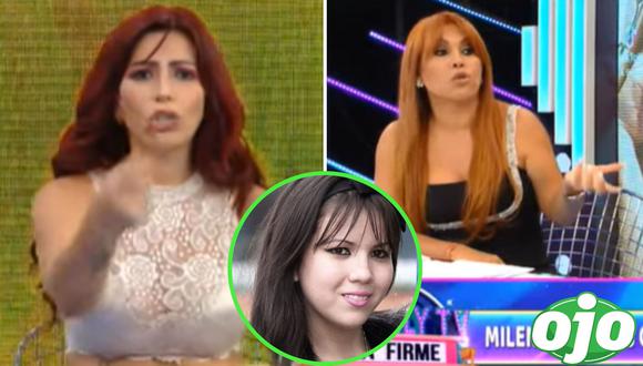 Por qué Milena Zárate enfureció con Magaly Medina. Foto: (ATV | redes sociales).
