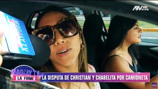 Isabel Acevedo y su reacción cuando le preguntan por qué no devuelve camioneta a su ex Christian Domínguez | VIDEO