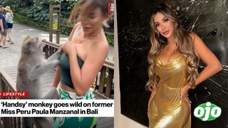 Paula Manzanal es noticia en Estados Unidos tras ser golpeada por un mono y la llaman ‘ex Miss Perú'