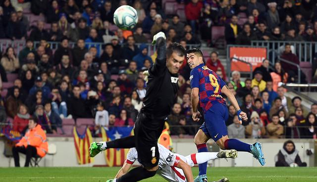 Luis Suárez vs. Mallorca. Temporada 2019-20. (Foto: AFP)