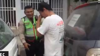 Tumbes: Hombre llora por multa al no tener brevete de conducir | VIDEO