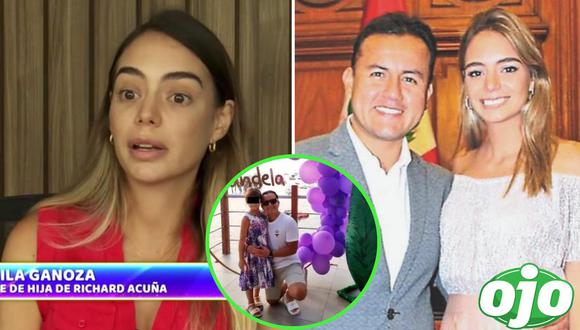 Revelan que Camila Ganoza estaría solicitando 55 mil soles de pensión para su hija con Richard Acuña. Foto: (ATV | redes sociales).