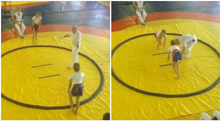 YouTube: niña se mide con su rival pero termina cometiendo lo perdonable (VIDEO)