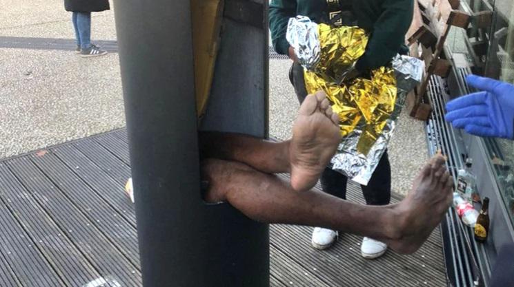 poste (Foto: Bomberos de Francia)