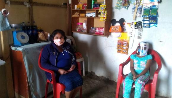 Niña con discapacidad abrió su tiendita de abarrotes para ayudar a su familia en Lambayeque (Foto: Midis)