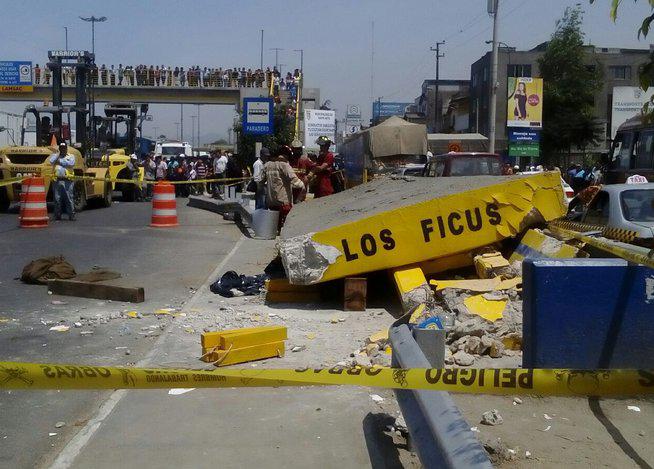 Santa Anita: Niña muere aplastada tras caída de techo de paradero [VIDEO]