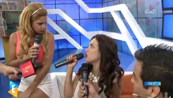 Rosángela Espinoza y Natalia Otero se dijeron de todo en vivo [VIDEO]