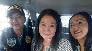 Lo último sobre la fotografía de Keiko Fujimori con dos mujeres policías 