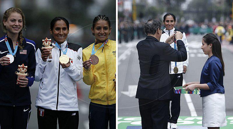 La premiación de Gladys Tejeda en los Juegos Panamericanos Lima 2019 | VIDEO