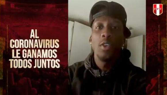 Paolo Guerrero inició el video solicitando precaución y solidaridad. (Video: FPF)