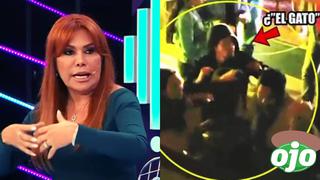 Magaly admite EN VIVO que su reportero “se equivocó” en informe sobre ampay del ‘Gato’ Cuba