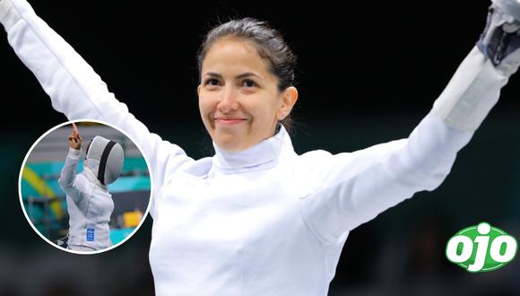 Esgrimista María Luisa Doig ganó la medalla de plata en los Juegos Panamericanos 2023