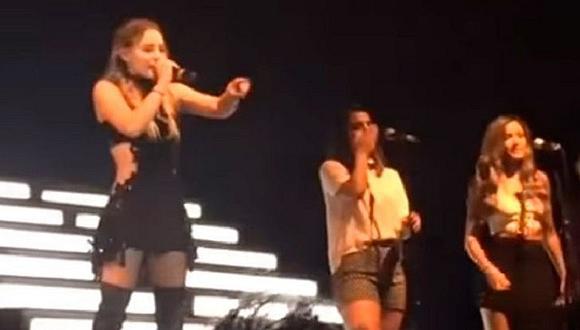 Youtube: ​Belinda grita y bota a fan de su concierto por "aburrida" [VIDEO]